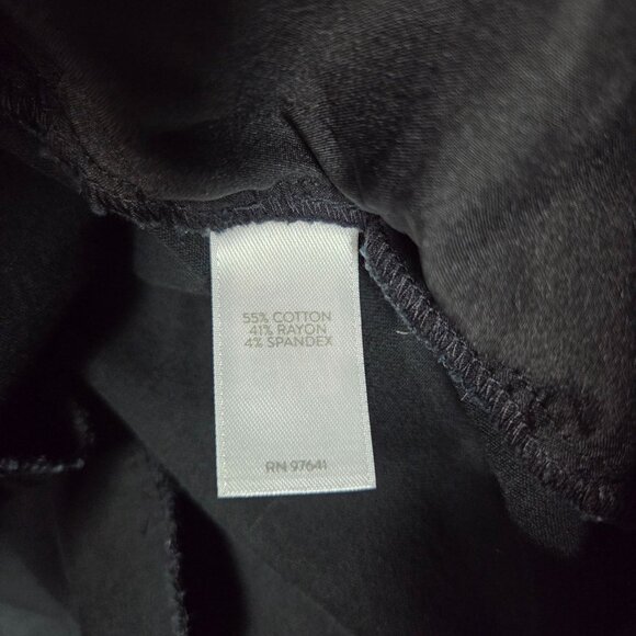 J Jill Premium Bi Stretch Pants Womens 14 Black Mid Rise Trouser PILLING - Picture 10 of 11